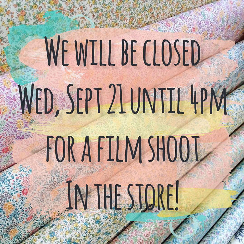 There's a TV show filming here tomorrow!