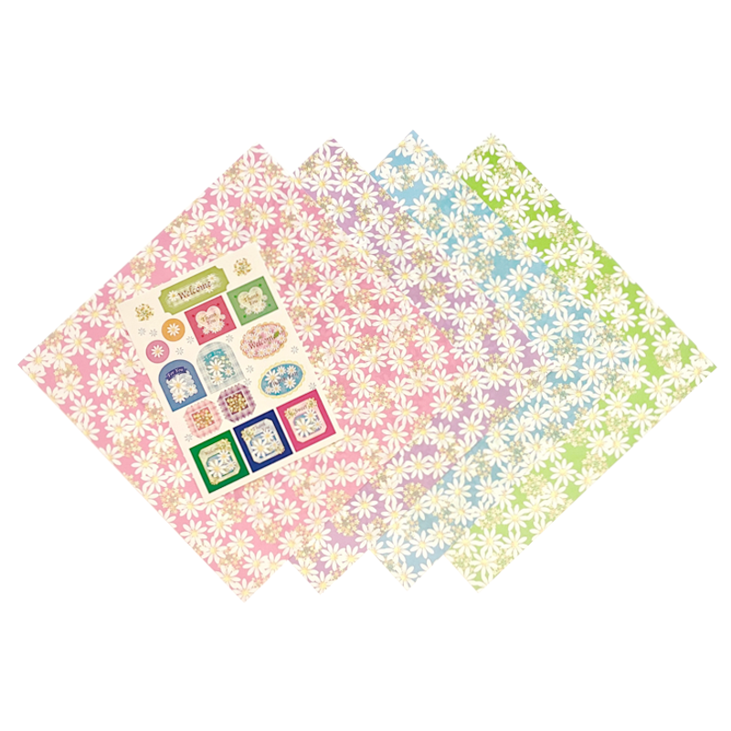 15cm Daisy Origami - 24 Sheets