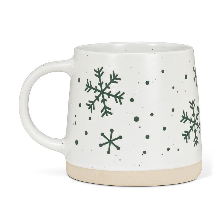 Snowflakes Stoneware Mug