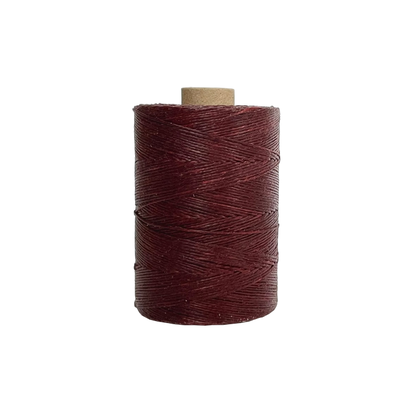 2-Ply Wax Linen Thread Maroon - 20yrds