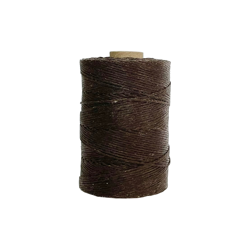 4-Ply Wax Linen Thread Dark Chocolate - 10yrds
