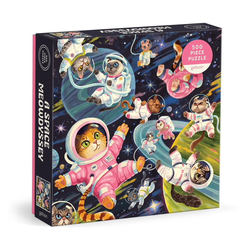 A Space Meowdyssey 500 Piece Puzzle
