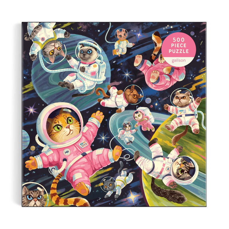 A Space Meowdyssey 500 Piece Puzzle