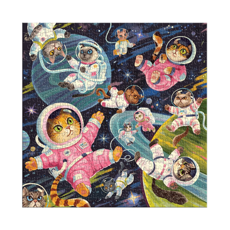 A Space Meowdyssey 500 Piece Puzzle