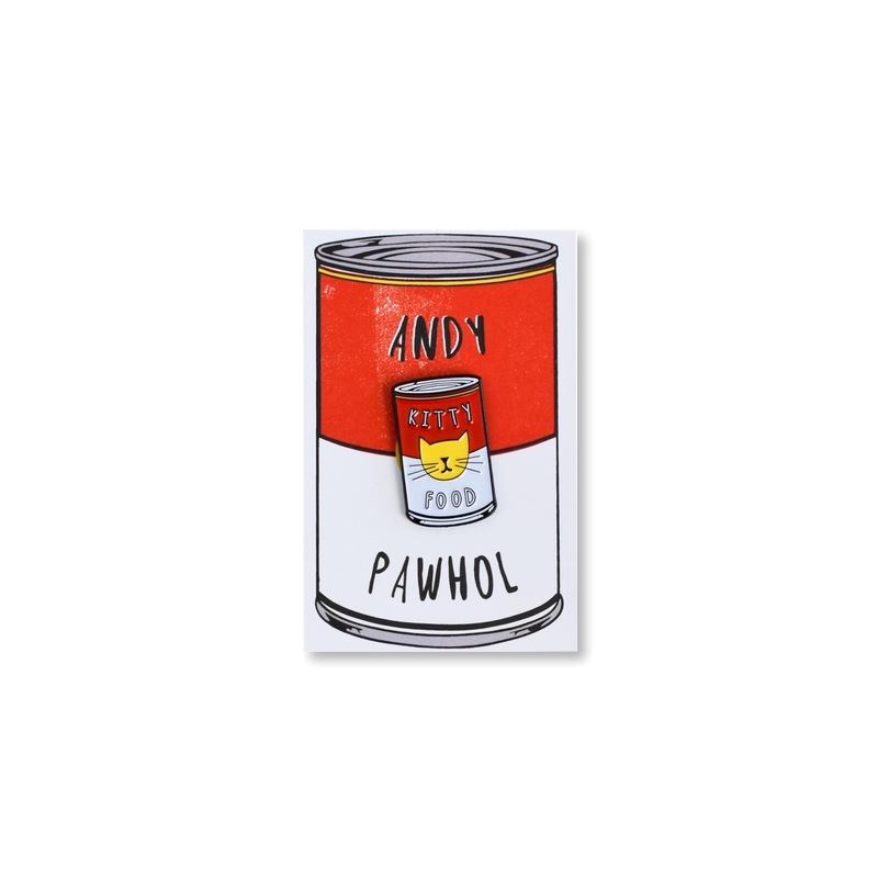 Andy Pawhol Enamel Pin