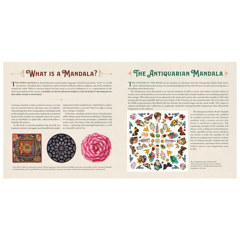 The Antiquarian Sticker Book - Mandala