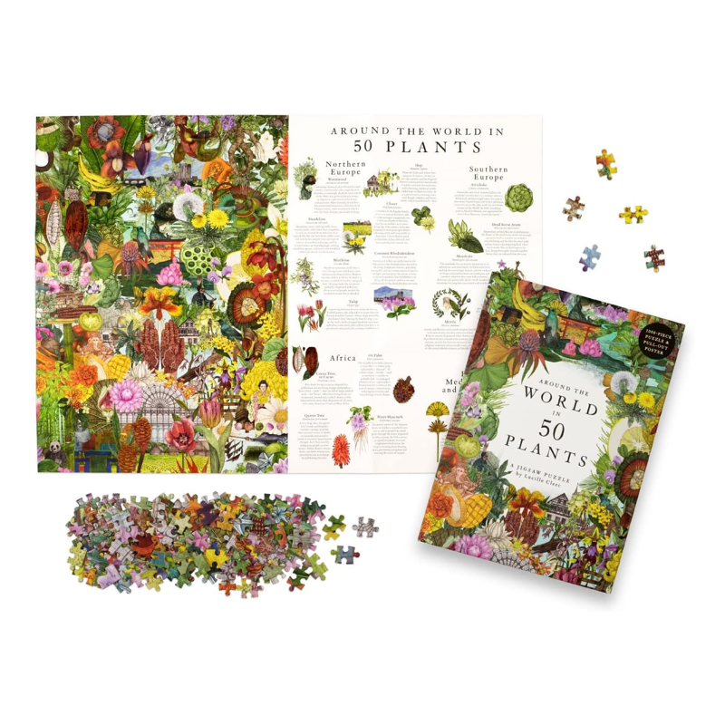 Around The World In 50 Plants 1000 Piece Puzzle