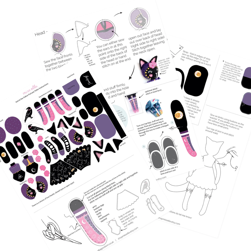 DIY Dolly Kit - Astrid the Fortune Teller