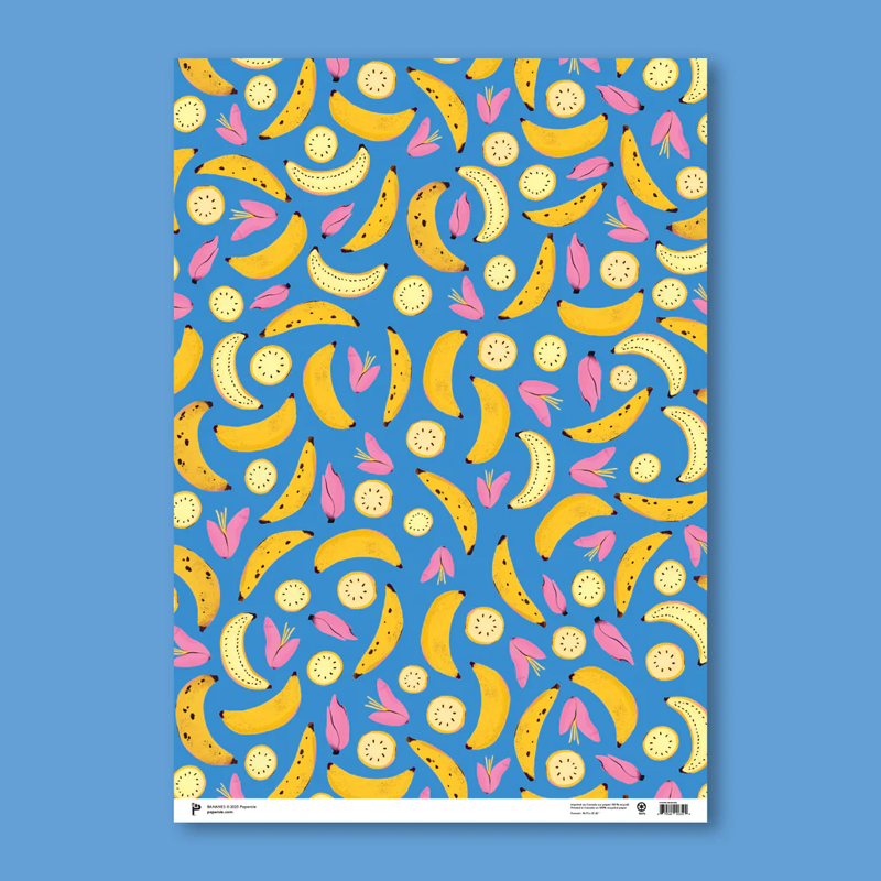Bananas Gift Wrap Sheet
