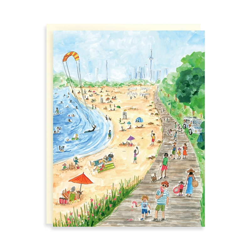 Toronto Beaches Summer Single Card