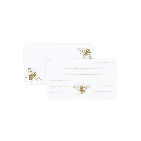 Gold Bee Mini Note Cards