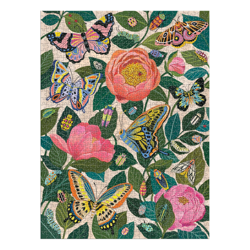 Between The Blooms 1000 Piece Foil Puzzle
