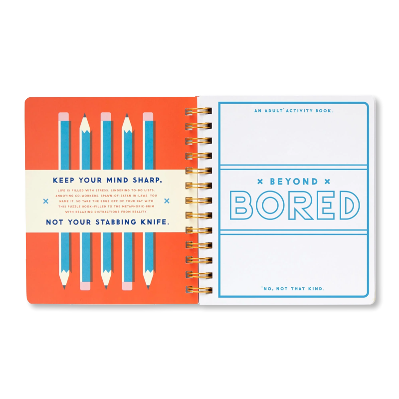 Beyond Bored Adult Activity Book