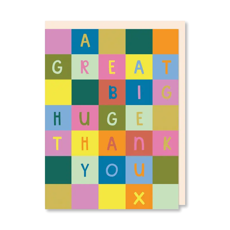 Big Huge Thank You Single Card