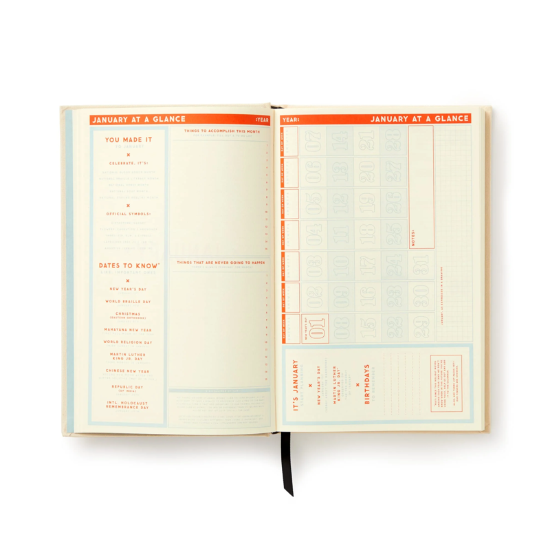 Big Plans Undated Planner