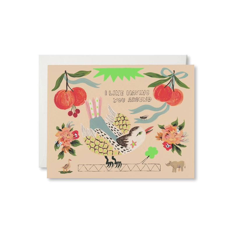 Bird & Fly Single Card