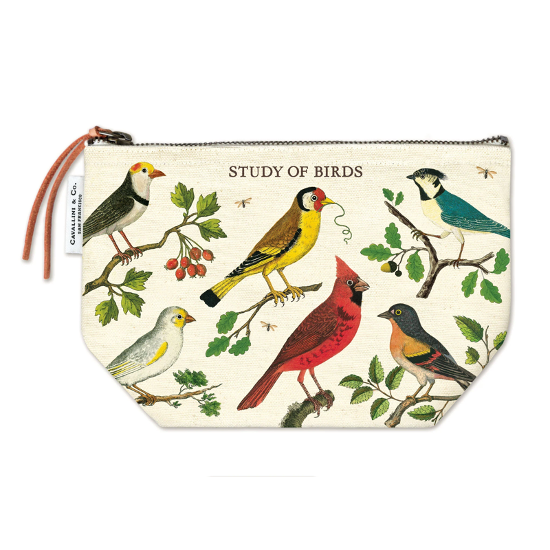 Birds Vintage Pouch