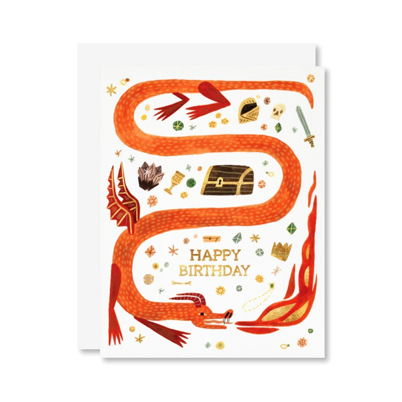 Dragon Birthday Single Card