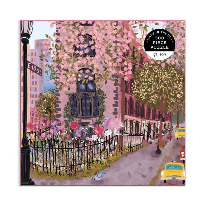 Blooming Streets 500 Piece Puzzle