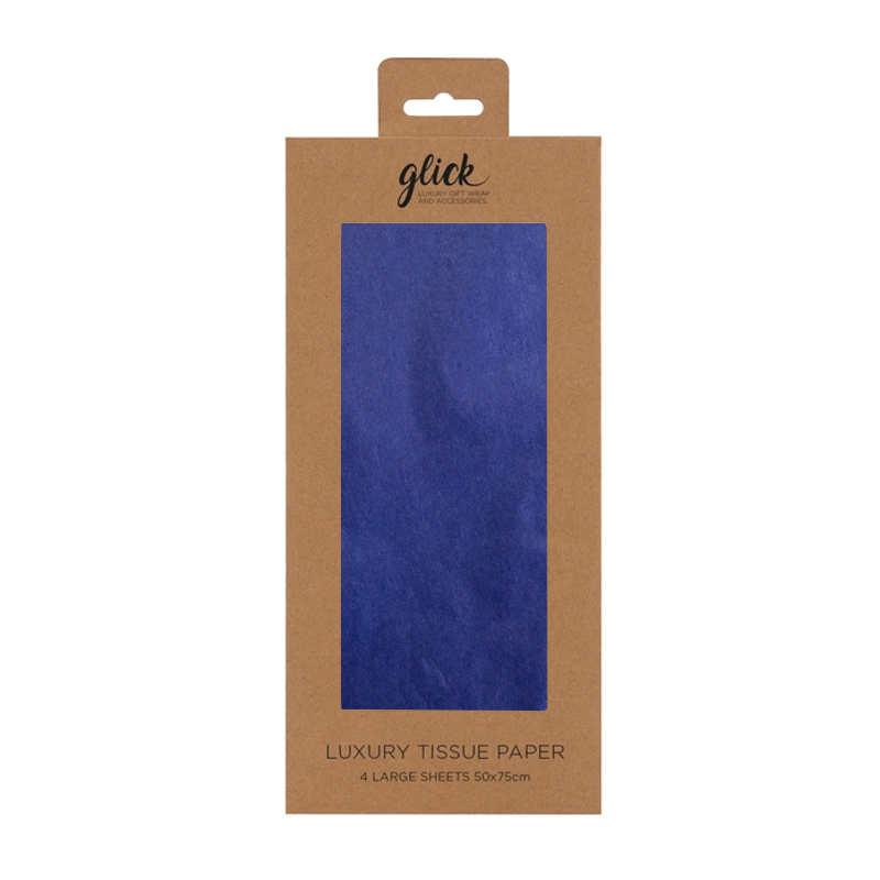 Solid Blue Tissue Paper Pack
