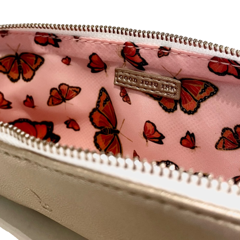 Luxe Slim Pencil Pouch - Metallic Bronze