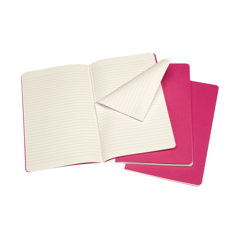 Cahiers Large Ruled Kinetic Pink