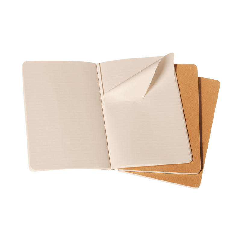 Cahiers Large Ruled Kraft Brown