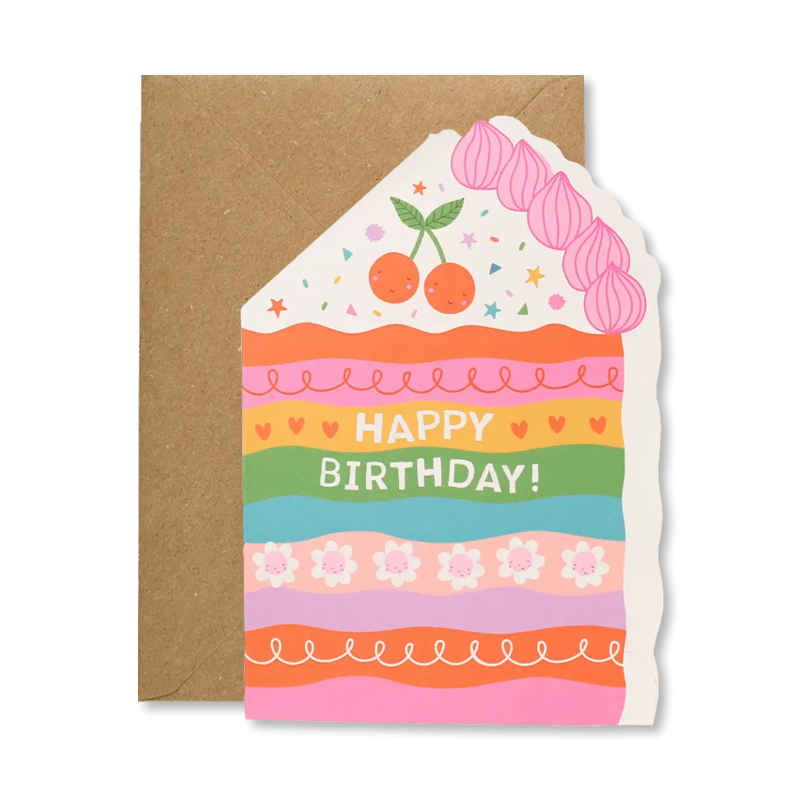 Cake Die-Cut Single Card