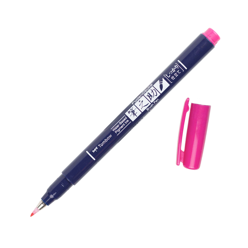 Calligraphy Brush Pen - Pink