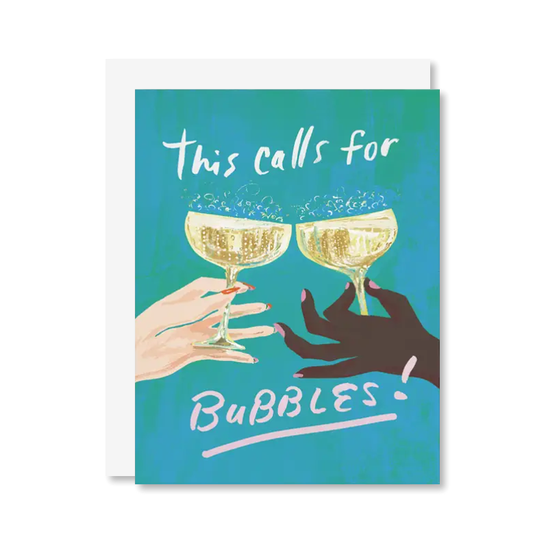 Calls For Bubbles Single Card