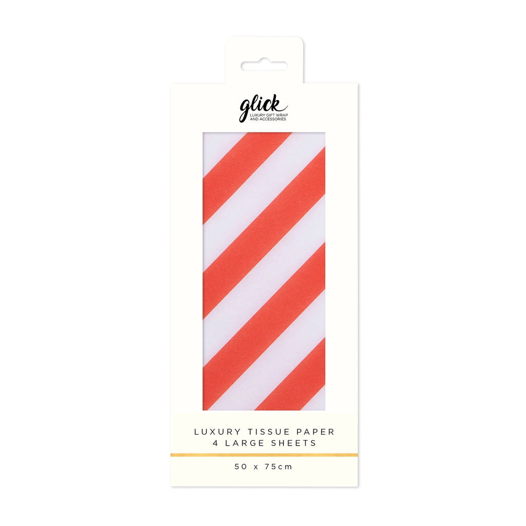 Candy Cane Stripes Tissue Paper Pack