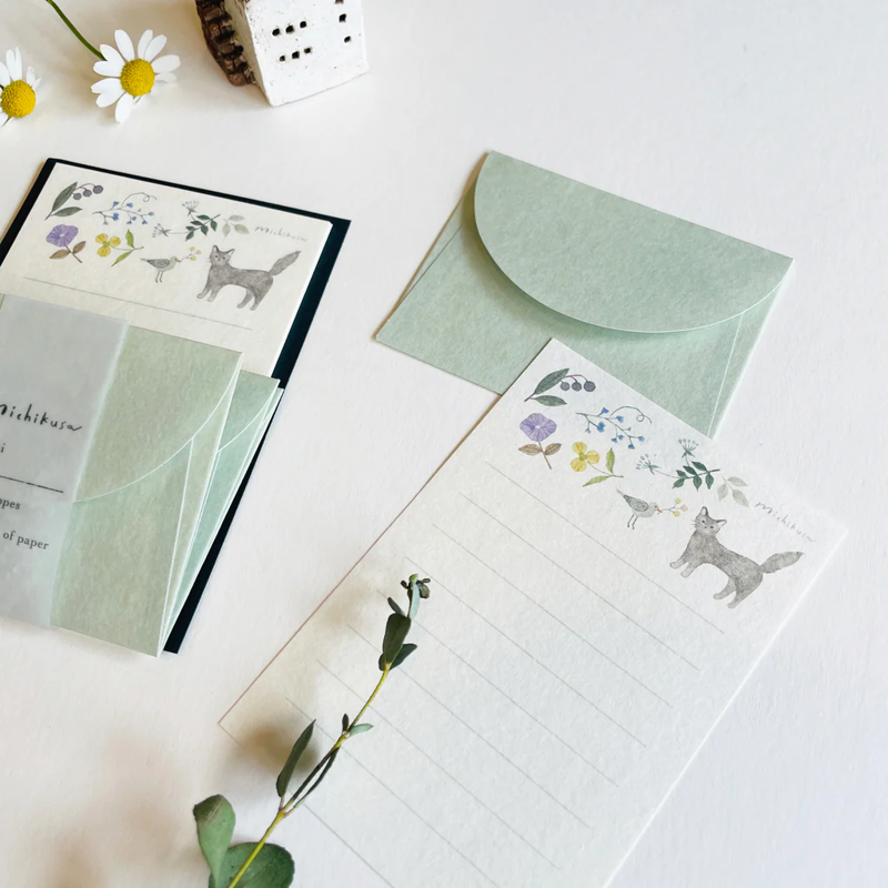 Mini Cat Letter Writing Set