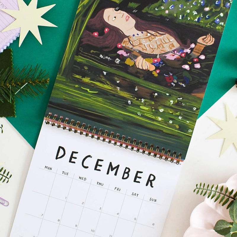 Cats In Art 2026 Wall Calendar