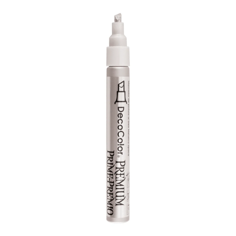 DecoColor Premium Chisel Tip Marker - Silver