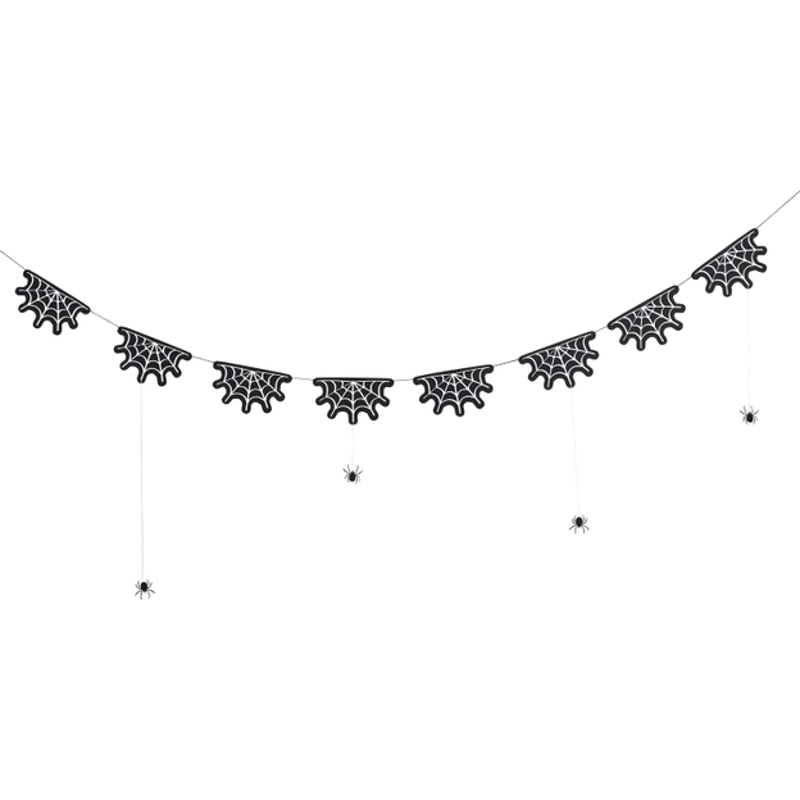 Cobweb & Spider Garland - 2m