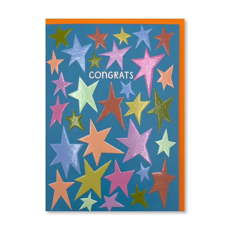 Congrats Star Single Card