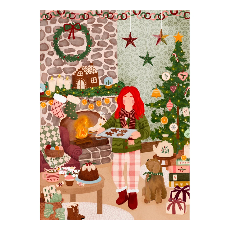 Cottage Christmas 1000 Piece Puzzle
