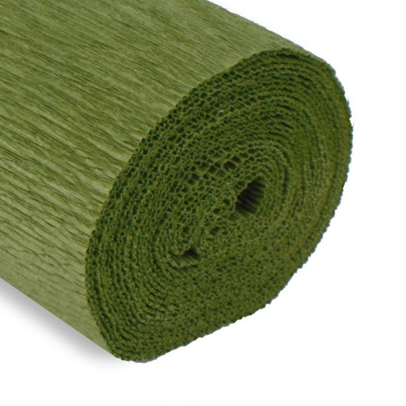 180g Crepe - Dark Khaki Green (622)