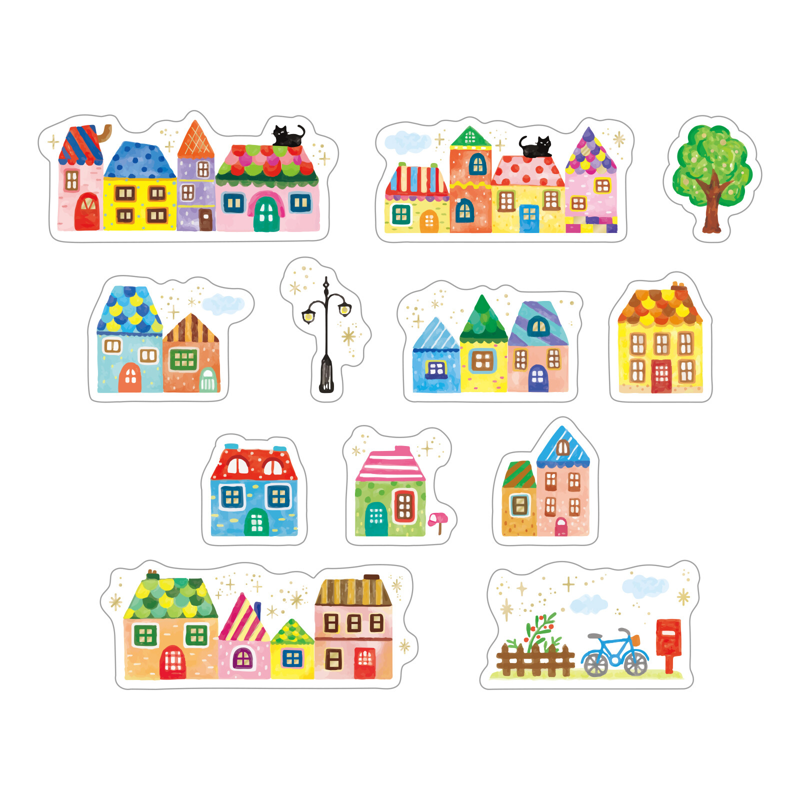 Daylight Houses Stickers