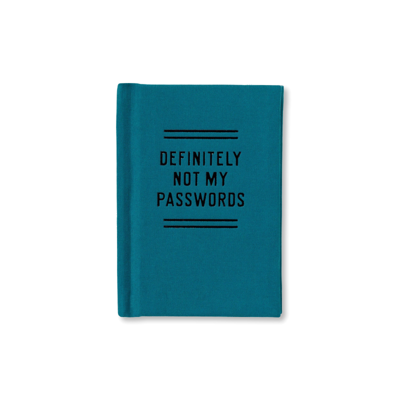 Definitely Not My Passwords Tiny Journal