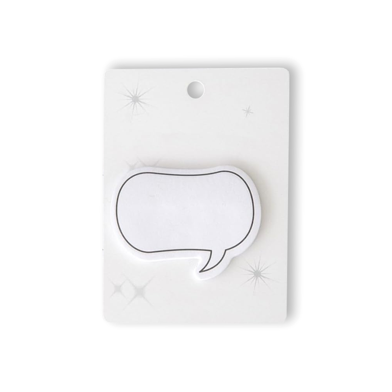 Dialogue Bubble Sticky Note Pad