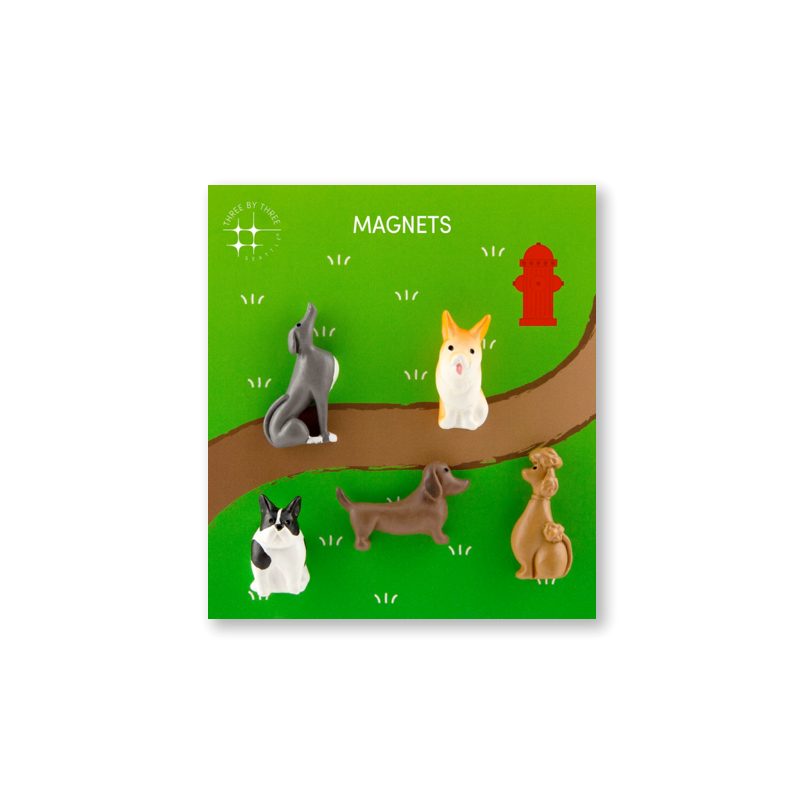 Colourful Dog Magnets
