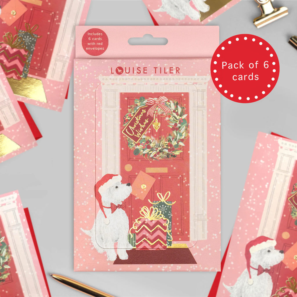 Dog At Door Boxed Cards