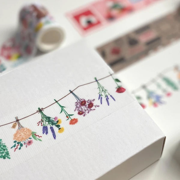 Dried Flower Washi Tape 45mm