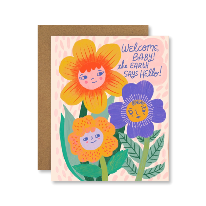 Earth Says Hello Single Card