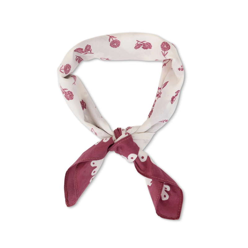 Enchanting Blossoms Deep Purple Happiness Bandana