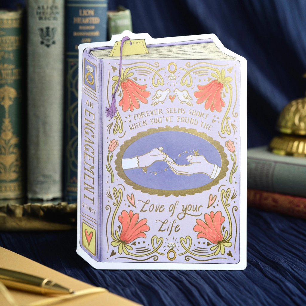 Engagement Book Cover Single Card