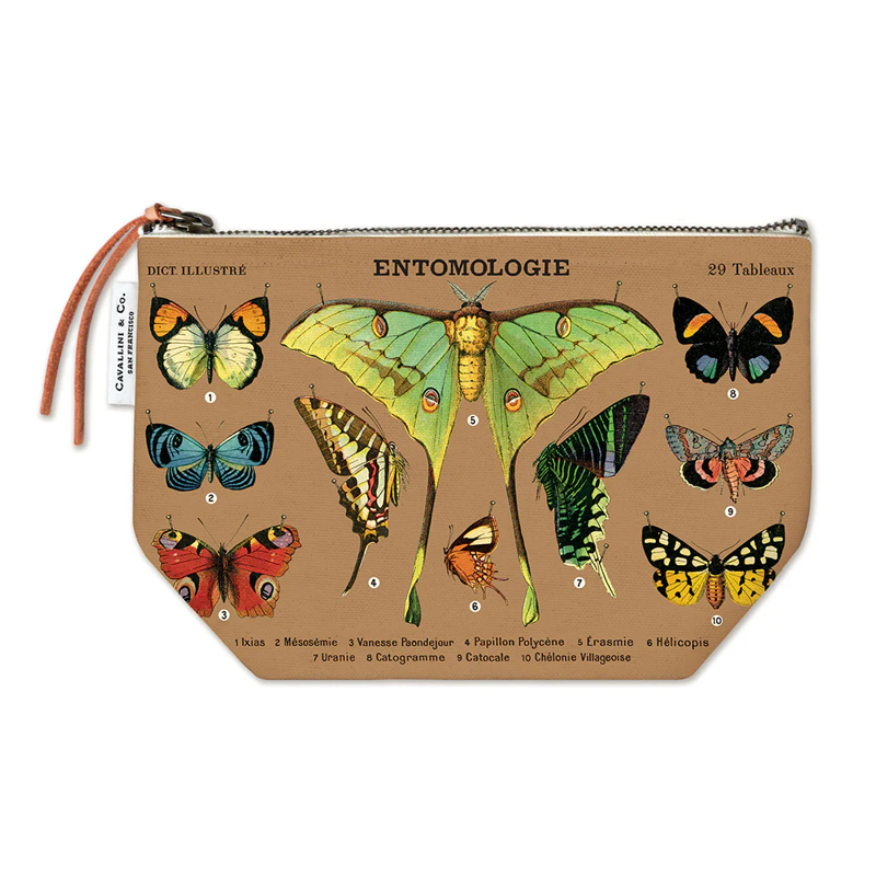 Entomology Vintage Pouch