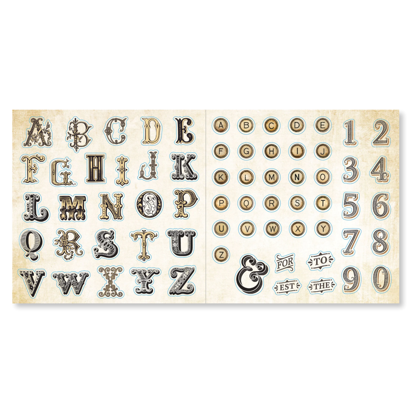 Loads of Ephemera Vintage Sticker Book