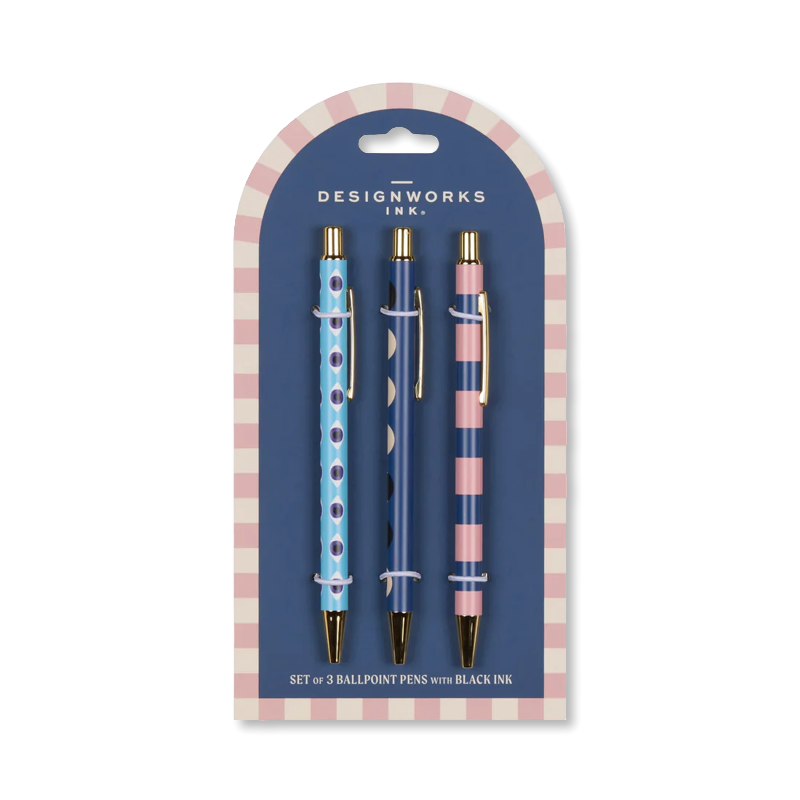 A Dopo! Eye, Moon, & Stripes Pen Set